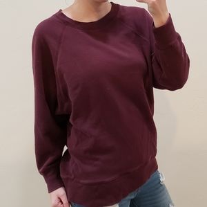 Aerie AE Oversize Sweater, size Small in the color Maroon